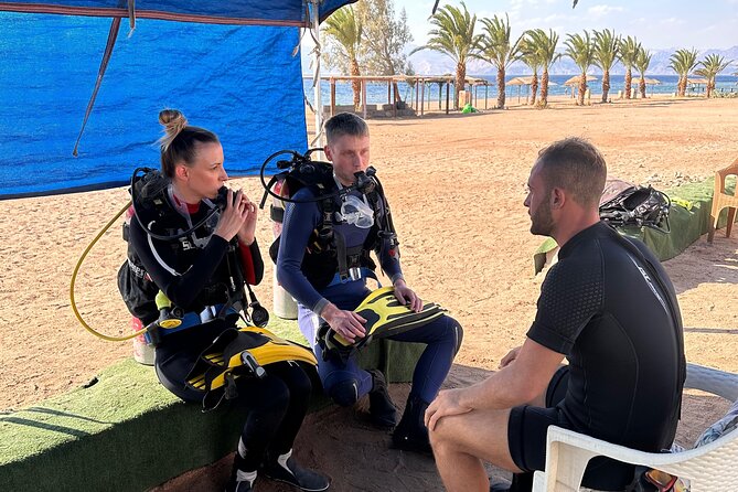 Private Scuba Diving Adventure in the Red Sea of Aqaba - Reefs, fish, and the sunken military tank