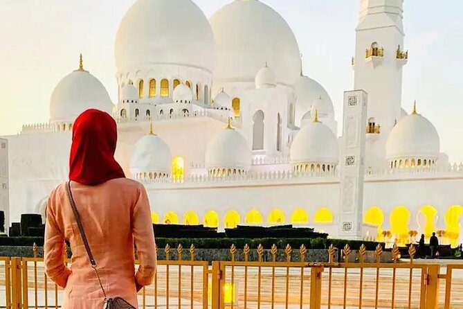 Private Tour in Abu Dhabi City with BAPS Temple - Presidential Palace and Saadiyat Island from the road