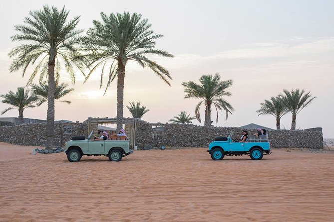 Private Vintage Land Rover Heritage Desert Safari- 4 Course Dinner & Activities - Four-course Emirati dinner and evening entertainment