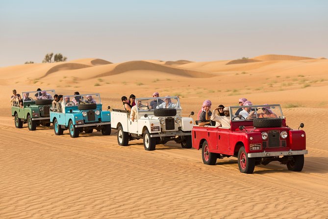 Private Vintage Land Rover Heritage Desert Safari- 4 Course Dinner & Activities - What the $976.86 price really buys