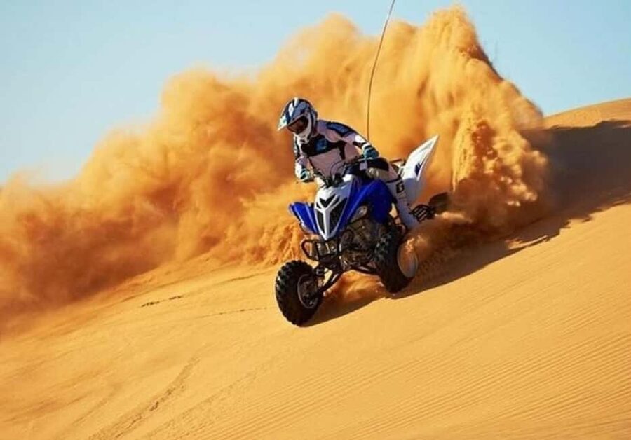 Qatar: ATV & Quad Dune Bashing, Camel Ride, & Sandboarding - Dune bashing with a skilled driver