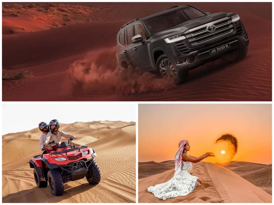 Qatar: Desert Safari, Camel Ride, Inland sea, Sandboarding - Sandboarding for an easy extra thrill