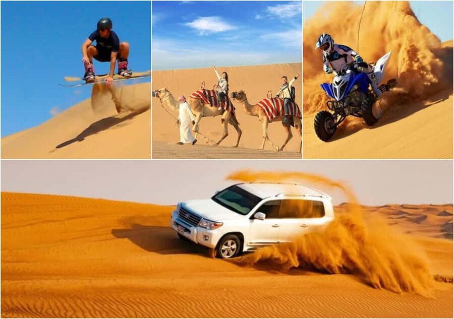 Qatar: Sunset Desert Safari with Camel Ride & Sandboarding - The Inland Sea, where dunes meet water