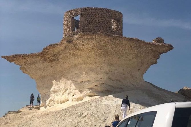 Qatar West Coast tour, Zekreet, Richard Serra Sculpture, Mushroom Rock Formation - Leaving Doha for Qatar’s west coast