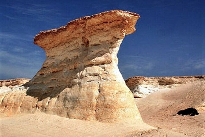 Qatar West Coast tour, Zekreet, Richard Serra Sculpture, Mushroom Rock Formation - Richard Serra’s East-West/West-East sculpture