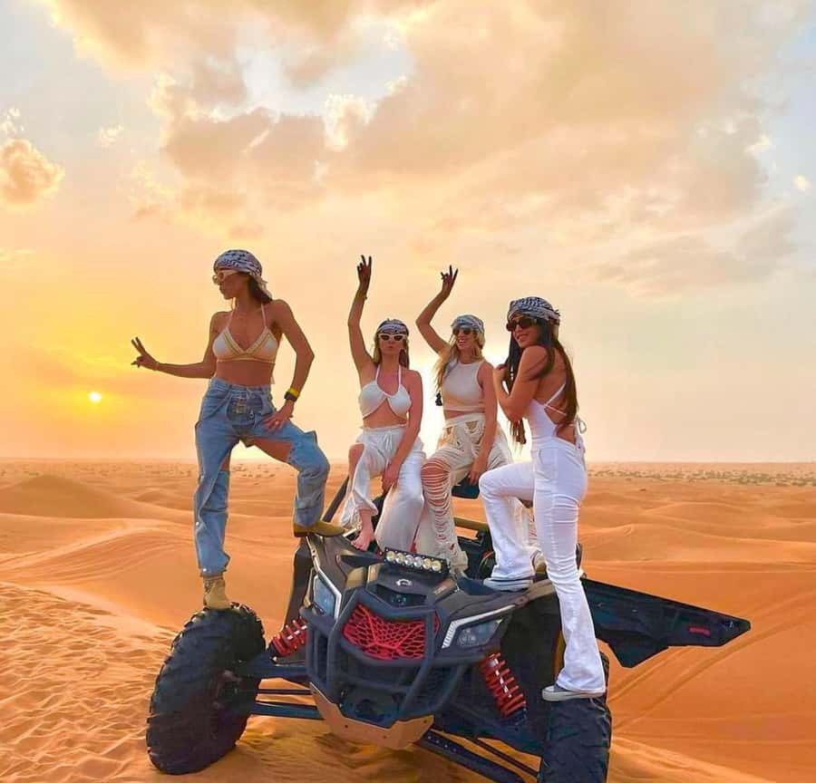Quad Bike/Buggy, Desert Safari, Camel Ride, Dune Bashing - The red dunes are the main event