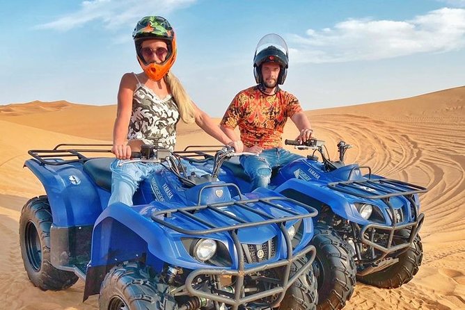 QUAD BIKE self Drive with Desert safari Full Program - Al Badayer and the quad-bike session