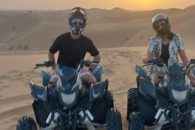 Quad biking tour with or without pick and drop(Abu dhbai ) - What the desert views add