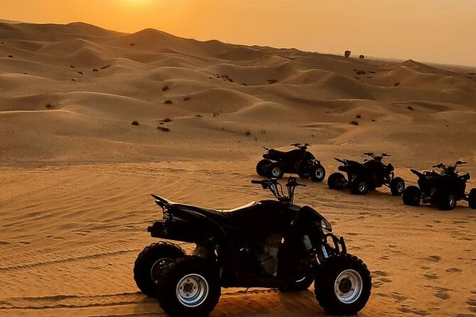 Quad biking tour with or without pick and drop(Abu dhbai ) - Bike condition and safety expectations