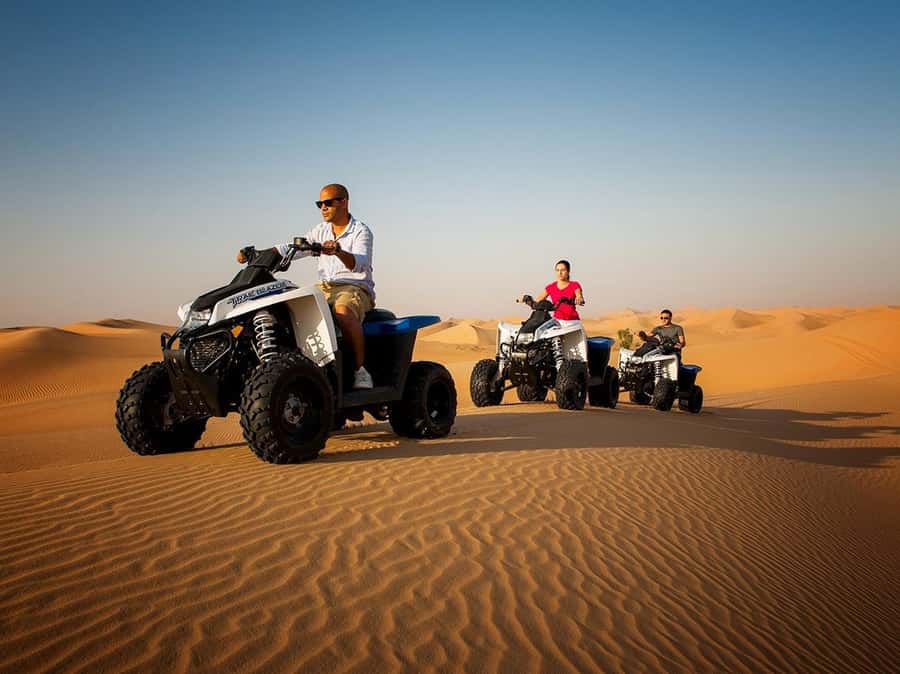 Ras Al Khaimah: Guided Quad Bike Tour - Arriving at the Bedouin Oasis
