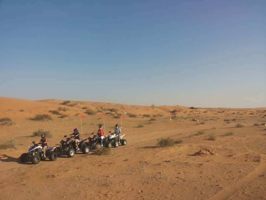 Ras Al Khaimah: Guided Quad Bike Tour - Food and traditional entertainment after sunset