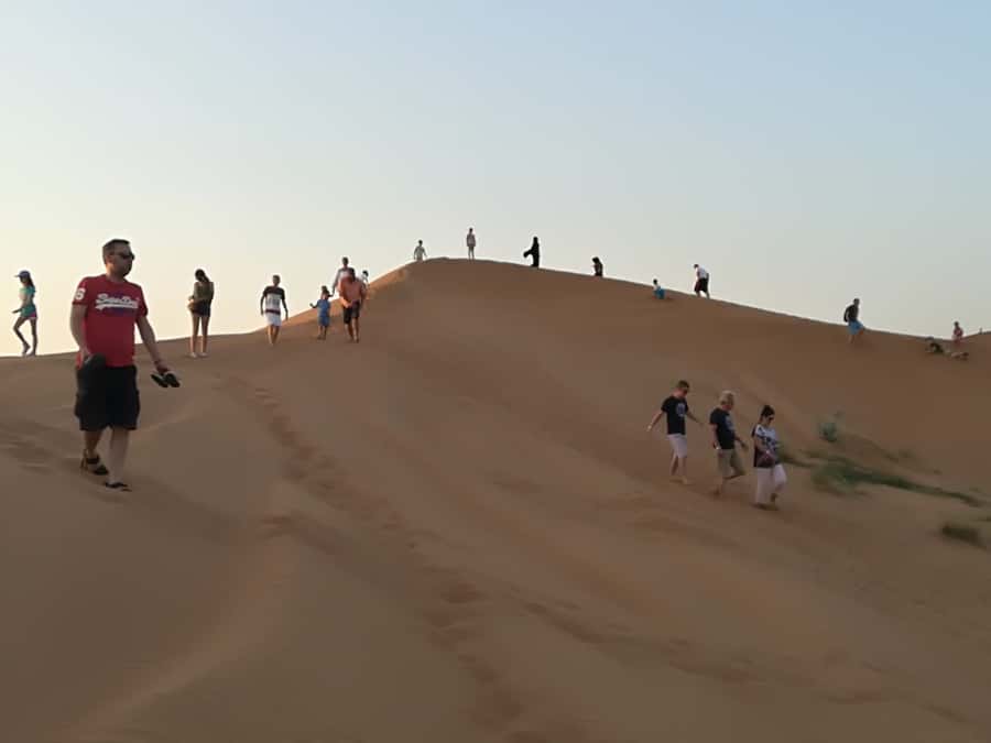 Ras Al Khaimah: Half-Day Desert Safari with Dinner - Sand boarding, camels and henna at the camp