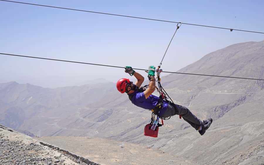 Ras al-Khaimah: Jais Sky Tour Zipline Adventure - Six ziplines across Jebel Jais