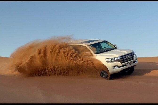 Red Dunes Desert Safari Dubai with Dinner Buffet, Show & Transfer - Dune bashing: thrilling, but clarify the timing