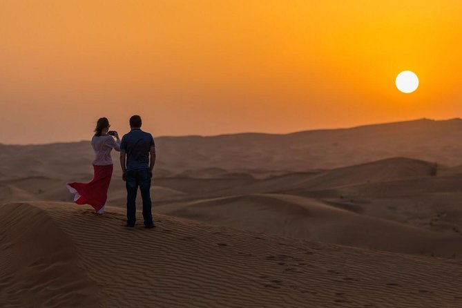 Red Dunes Desert Safari with BBQ Dinner - Red dunes first, city lights later
