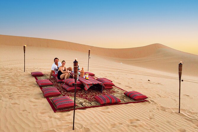 Romantic Private Dune Dinner Abu Dhabi - Dune Bashing in a 4x4 Land Cruiser