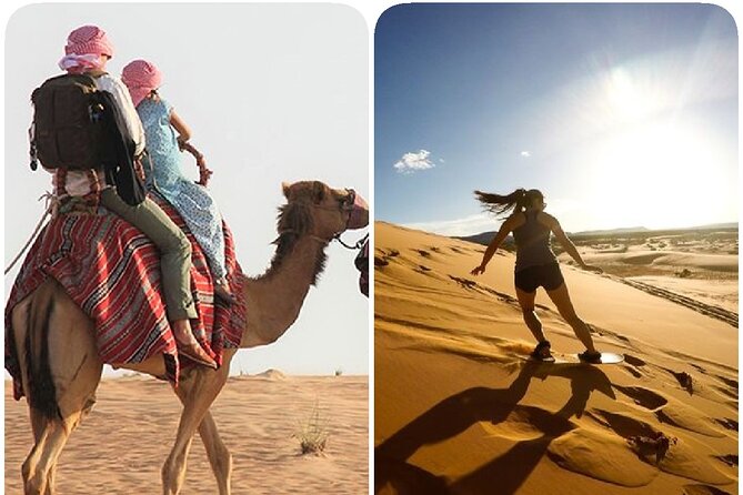 Sharing or Private Safari, Sand Boarding, Camel Ride, inland Sea Quick swim - Why the Inland Sea makes this safari different