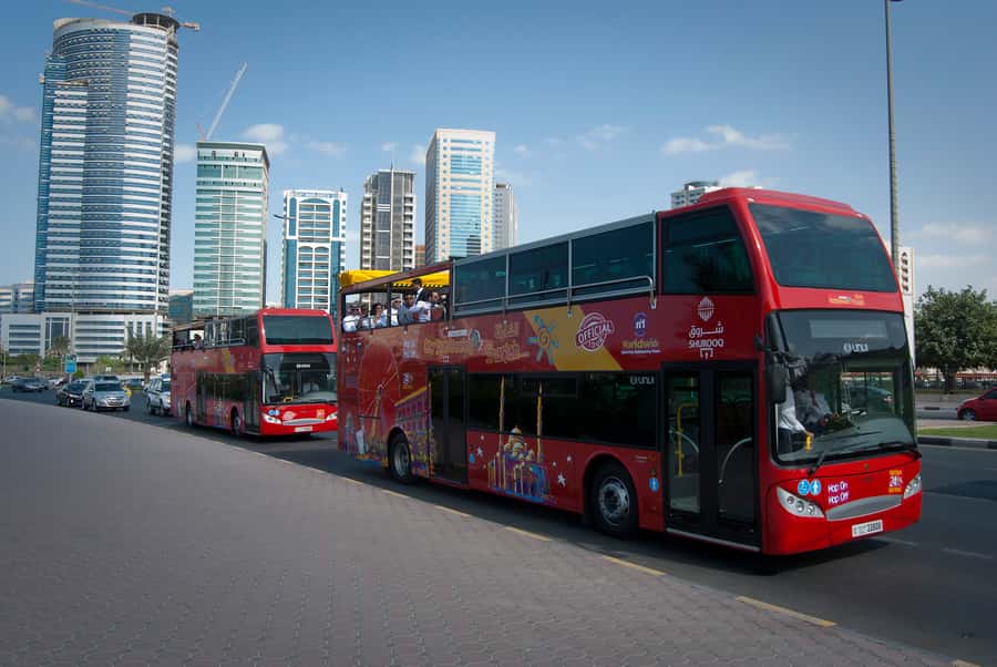 Sharjah: City Sightseeing Hop-On Hop-Off Bus Tour - Al Qasba offers a compact sightseeing stop