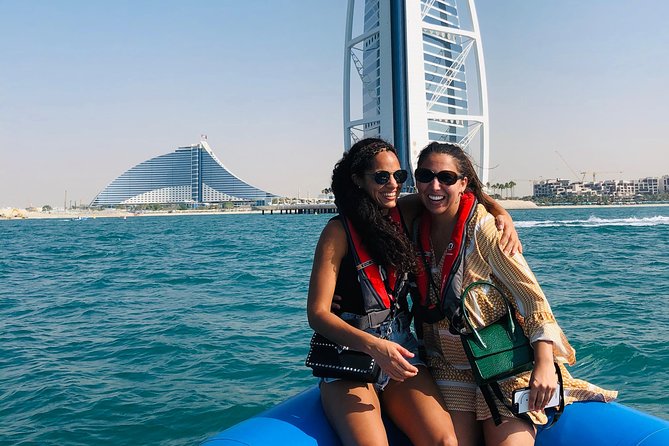 Speedboat Dubai: 60 Mins Guided Burj Al Arab & Atlantis Tour - The Burj Al Arab photo stop