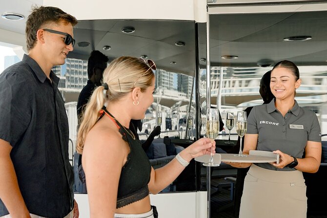 Sunseeker Superyacht: VIP Dining, Premium Drinks & Music - LP bubbly, cocktails, and the open bar