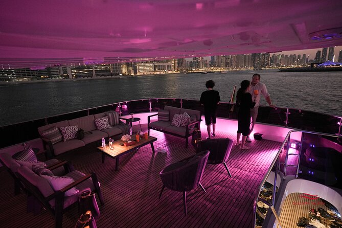 Superyacht Experience in Dubai with Dinner and Live Music - Photos, swimming, and other limits
