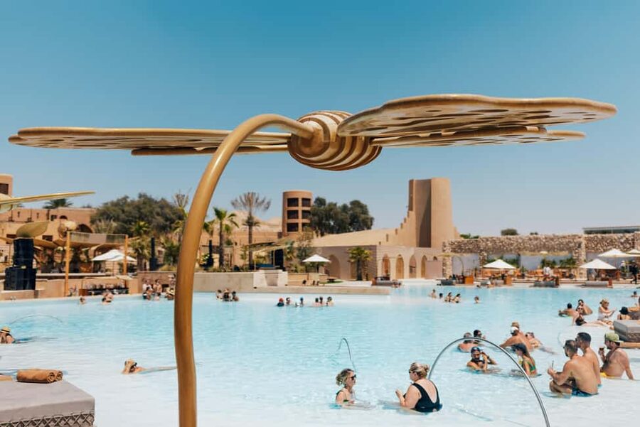Terra Solis: Unwind and Re-Energize by the Pool - Arriving at the reception and pool area
