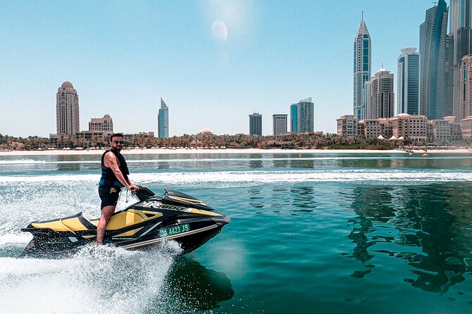 The Best Jet Ski in Dubai - 2 Hours Burj Al Arab - Dubai Marina - Atlantis Tour - Riding beside Dubai Marina’s skyscrapers