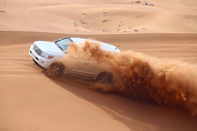 The Sunrise Desert Safari in Abu Dhabi - Dune bashing in a 4x4