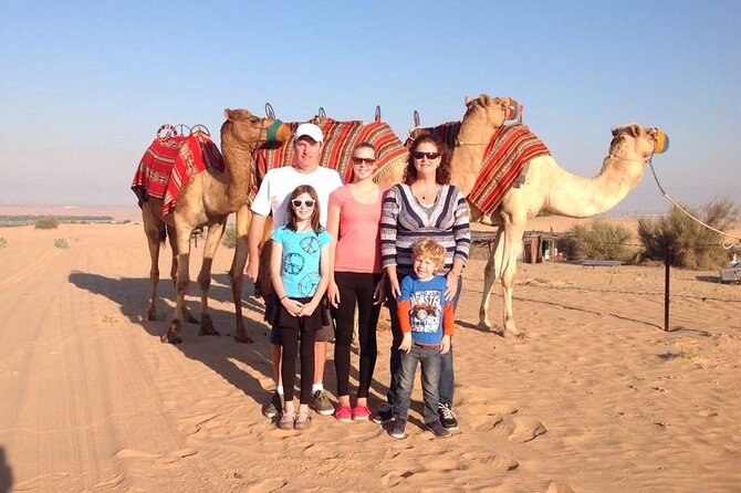Thrilling Desert Safari Dubai Adventure with Sand Boarding and Barbecue Dinner - Belly dancing, Tanura, and fire performances