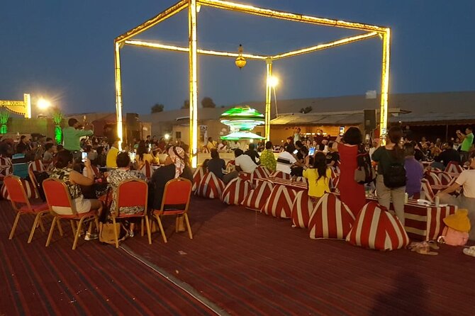 Vip Desert Safari Dubai with Camel Riding BBQ Dinner & Live Shows - Belly dance, tanoura, and the fire show