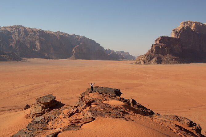 Wadi Rum Desert Tour with Lunch & Sunset - Little Rock Bridge and Lawrence House