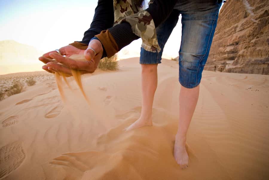 Wadi Rum: Explore 10-Hour Jeep Tour Pass, Guide, Meal & Stay - The open-air jeep ride through red sand and rock