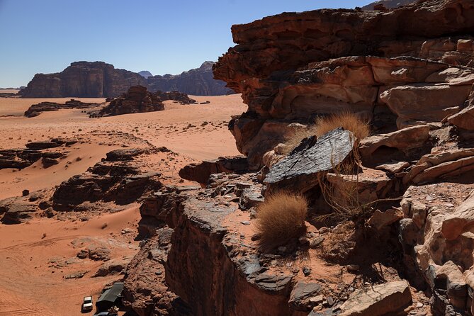 Wadi Rum: Explorer 5 Hour Jeep Tour PASS + Bedouin Tent + Meal - Bedouin camp, dinner, and a night under the stars