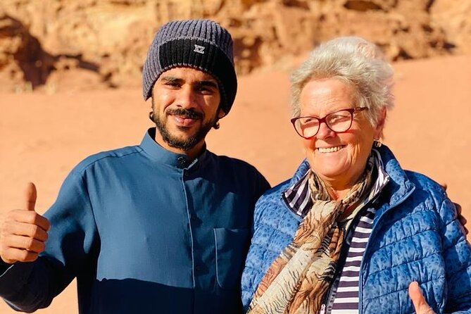 Wadi Rum Full Day Jeep Tour + Overnight & Dinner in Bedouin Camp - From Wadi Rum Village to Lawrence’s Spring