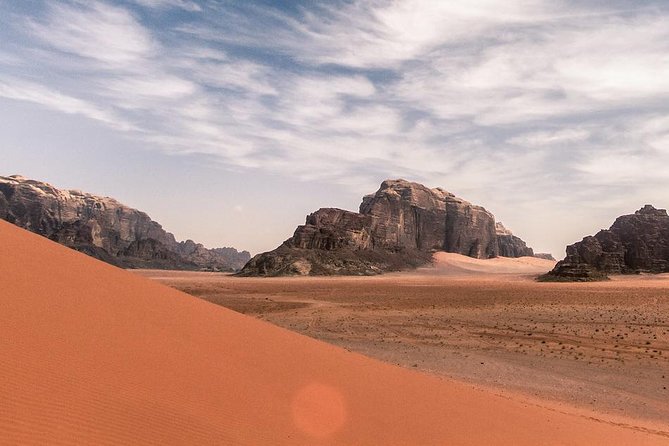 Wadi Rum: Full Day Valley Tour with Lunch - Red Sand Dune and the feel of the desert