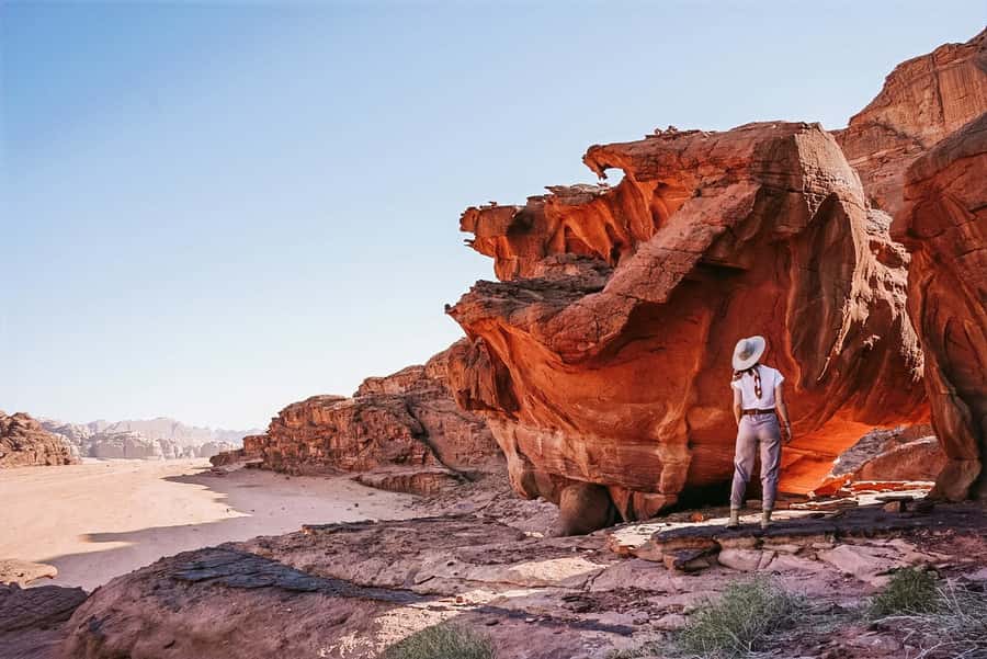 Wadi Rum: Guided Jeep Tour With Overnight Stay and Meals - The open-air jeep ride through the protected area