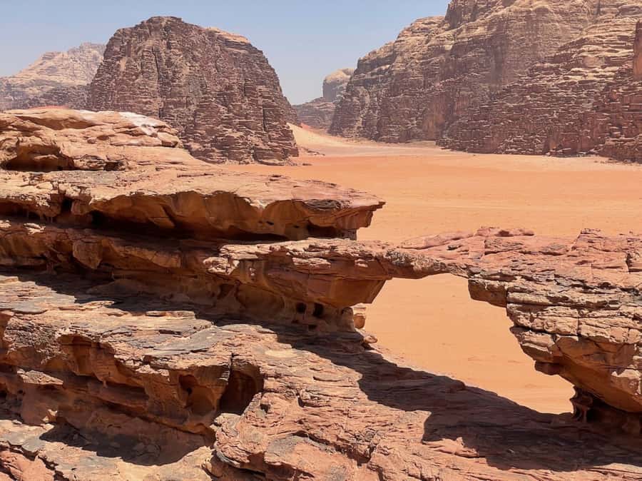 Wadi Rum Highlights: 4-Hour Jeep Tour - Morning or Sunset. - Um Frouth Rock Arch starts the visual tour