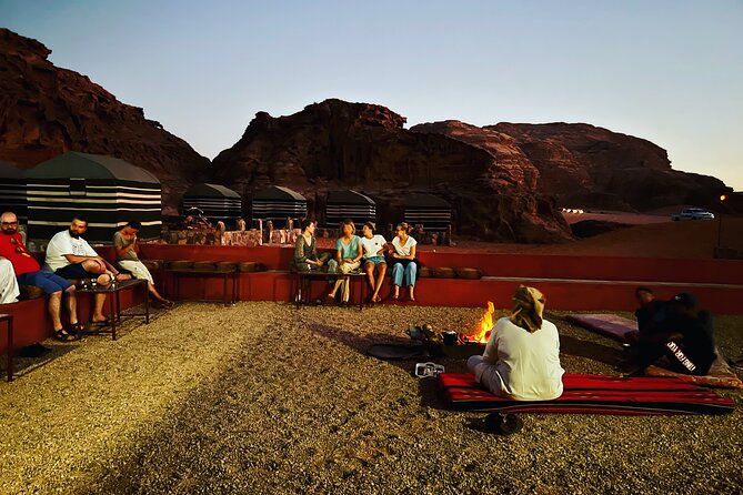 Wadi Rum Jeep Tour & Camp; Overnight - Breakfast and the return to Wadi Rum Village