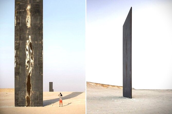 West Coast tour, Zekreet, Richard Serra Sculpture, Mushroom Rock Formation - Richard Serra’s East-West / West-East in Brouq