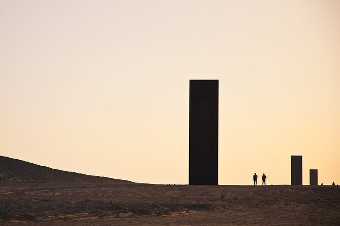 West Of Qatar, Mushroom Rocks, Camel Racing Track, Richard Serra - Mushroom Rocks and the odd shapes of the desert