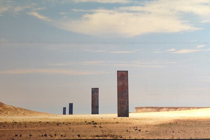 West of Qatar Tour || Richard Serra || Mushroom Rock Formation - Zekreet Beach, white cliffs, and Mushroom Rock