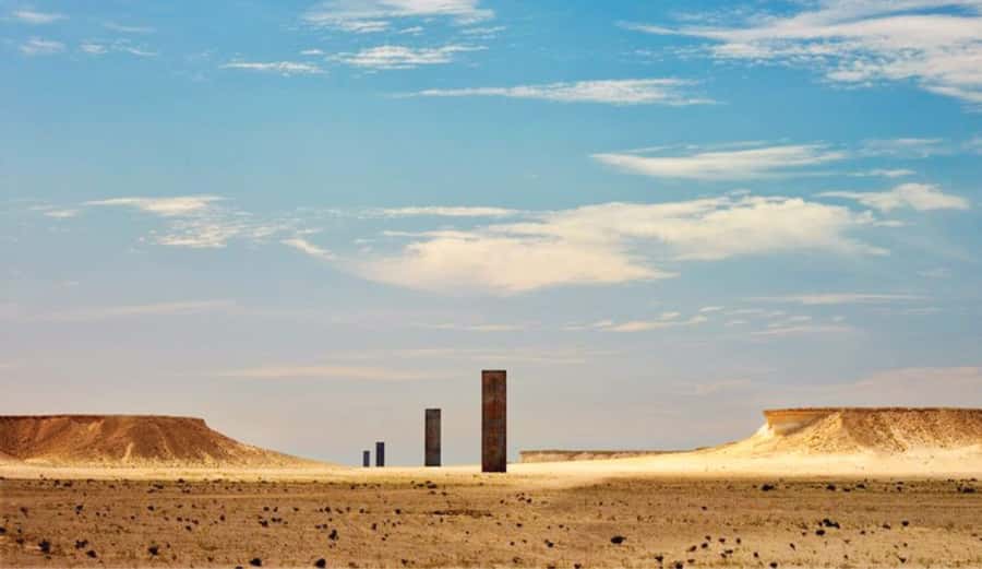 West Qatar tour to Richard Sierra sculpture,Umbrella Rock - The five best reasons to go