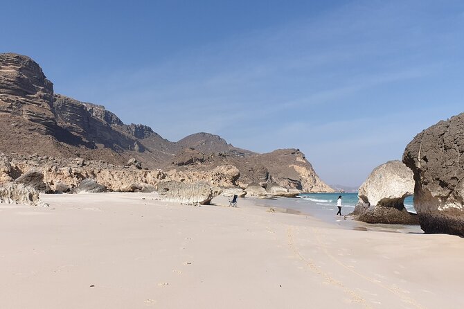 West Salalah Tour - Caribbean of Orient - Fazayah Beach with City - Seeing frankincense where it grows
