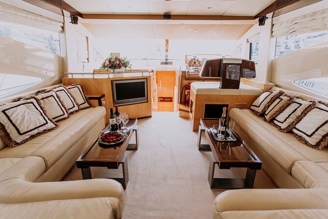 Yacht Trip Dubai : Book 56 ft Premium Yacht up to 21 people - Celebrations and the human side of the service
