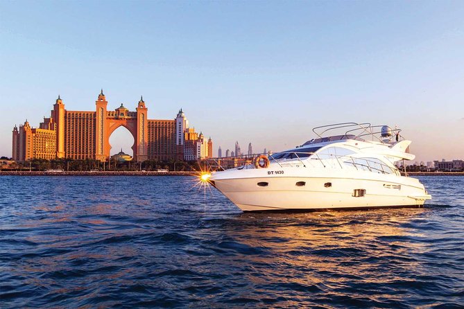 Yacht Trip Dubai : Book 56 ft Premium Yacht up to 21 people - Starting at Marina Walk and Boat Berth U 32